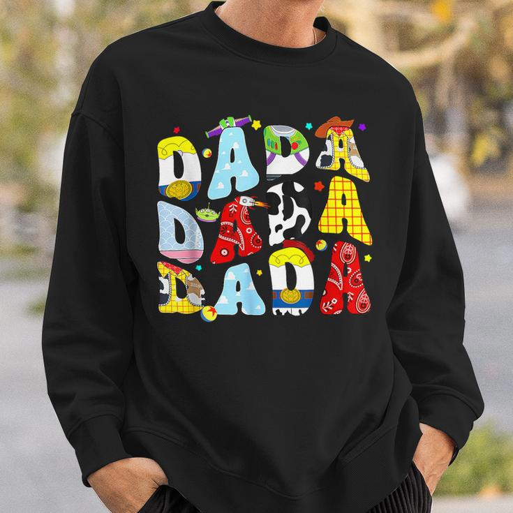 Happy Father Toy Story Dada Boy For Dad Granddad Sweatshirt Gifts for Him