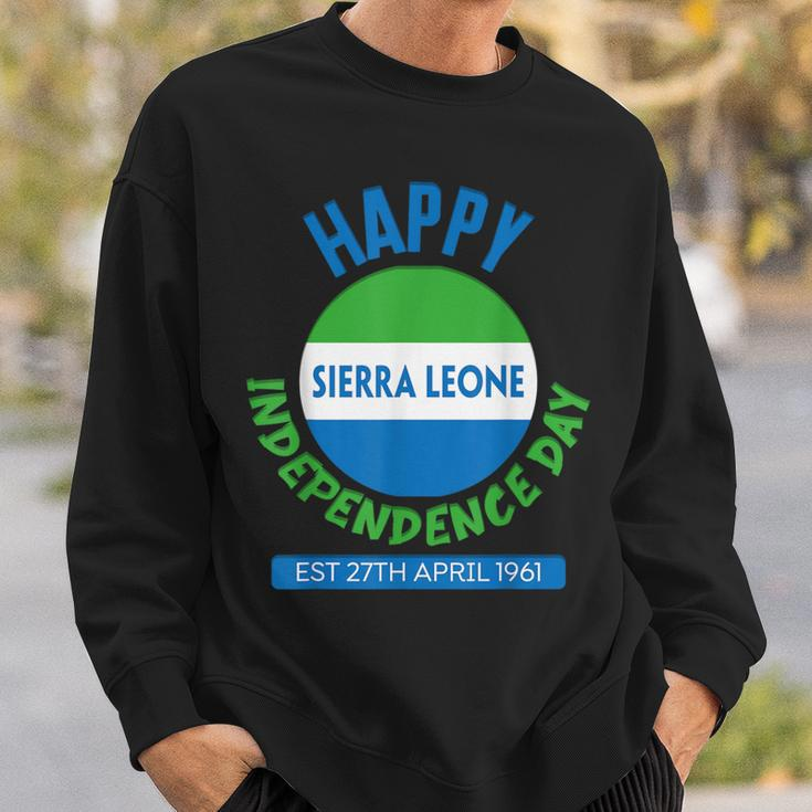 Happy Independence Day Sierra Leone Sierra Leone Flag Sweatshirt Gifts for Him