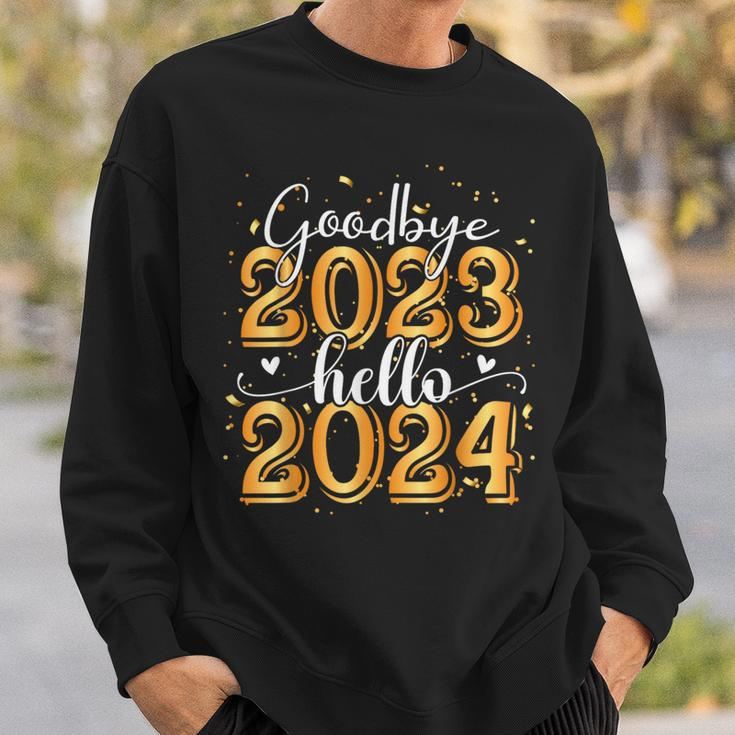 Happy New Year Goodbye 2023 Hello 2024 Sweatshirt Gifts for Him