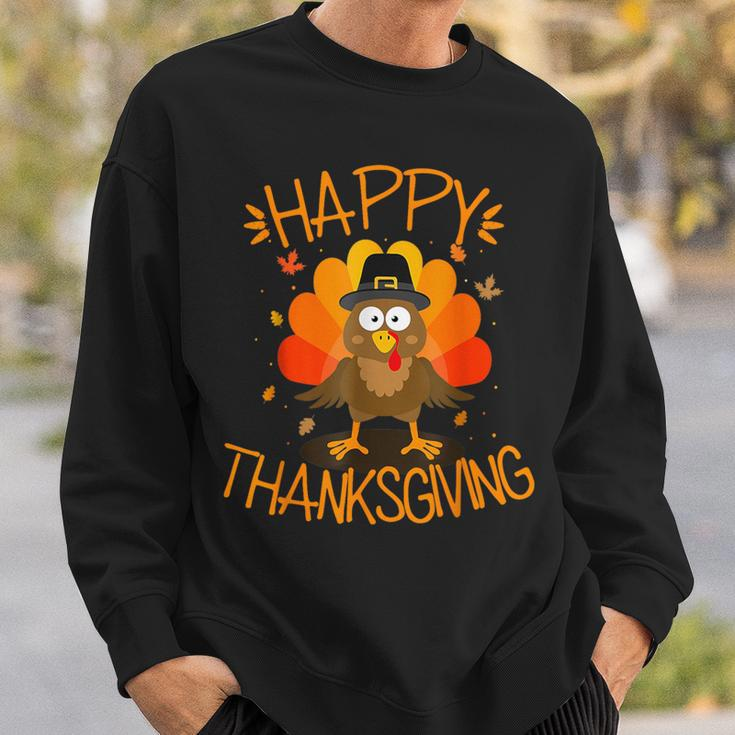 Happy Thanksgiving Turkey Happy Family Dinner Turkey Day Sweatshirt Gifts for Him