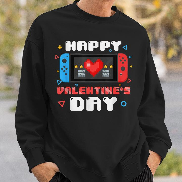 Happy Valentines Day Video Game Controller Heart Toddler Boy Sweatshirt Gifts for Him