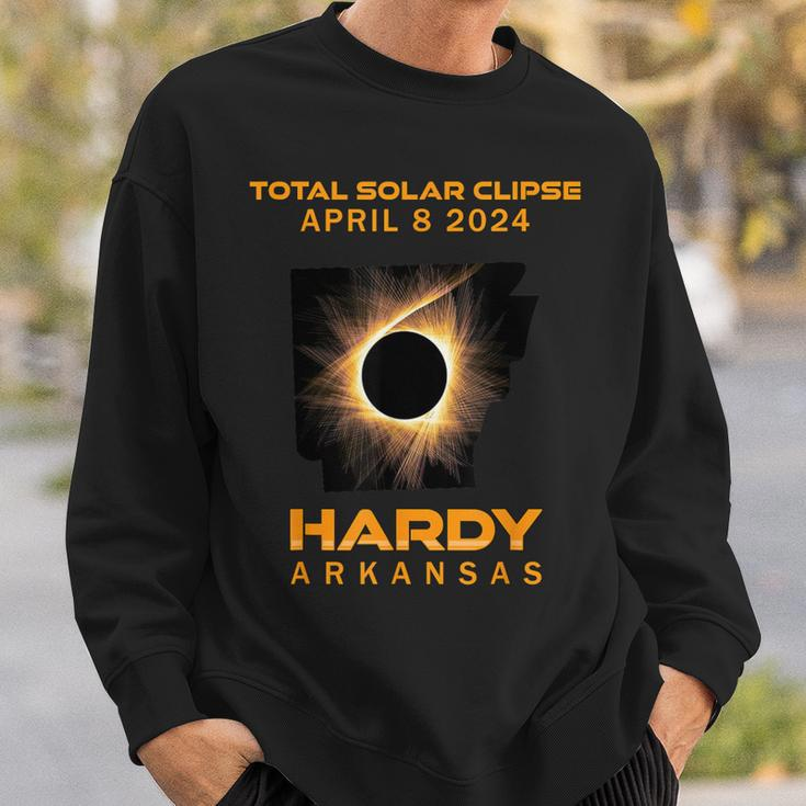 Hardy Arkansas 2024 Total Solar Eclipse Sweatshirt Gifts for Him