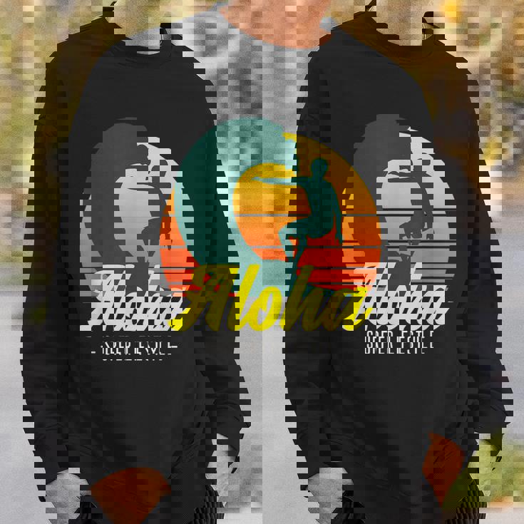 Hawaii Surfing Vacation & Hawaiian Surfer Sweatshirt Gifts for Him