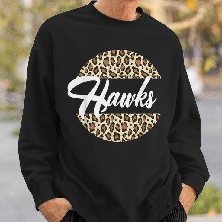 Hawks High School Mascot Sports Team Women's Hawks Sweatshirt Gifts for Him