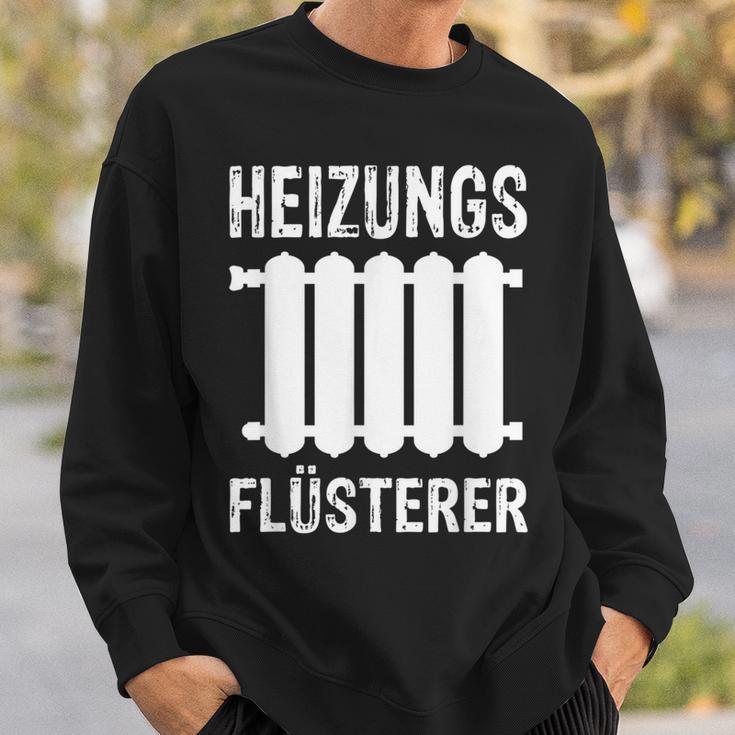 Heizungsbauer Aus Leidenschaft Heating Whisperer Sweatshirt Geschenke für Ihn