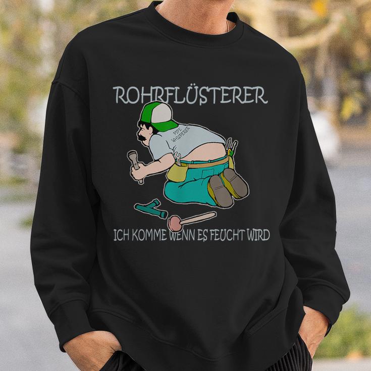 Heizungsbauer Rohrflüsterer Plumber S Sweatshirt Geschenke für Ihn