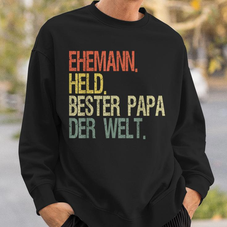 Held Beste Papa Der Welt Help S Sweatshirt Geschenke für Ihn