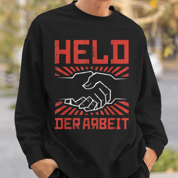 Held Der Arbeit East Germany Ostalgia Vintage Retro Ddr Sweatshirt Geschenke für Ihn
