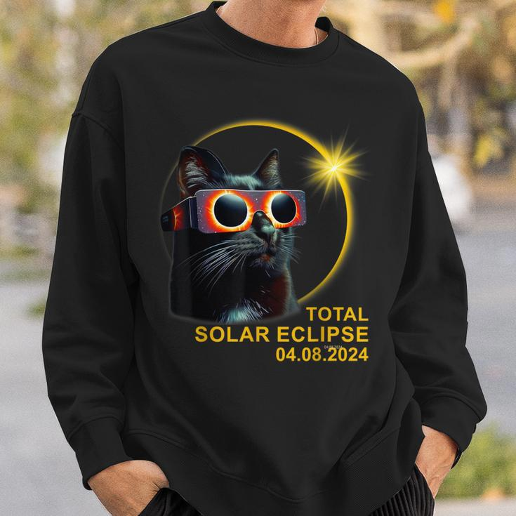 Hello Darkness My Friend Solar Eclipse April 8 2024 Sweatshirt Gifts for Him