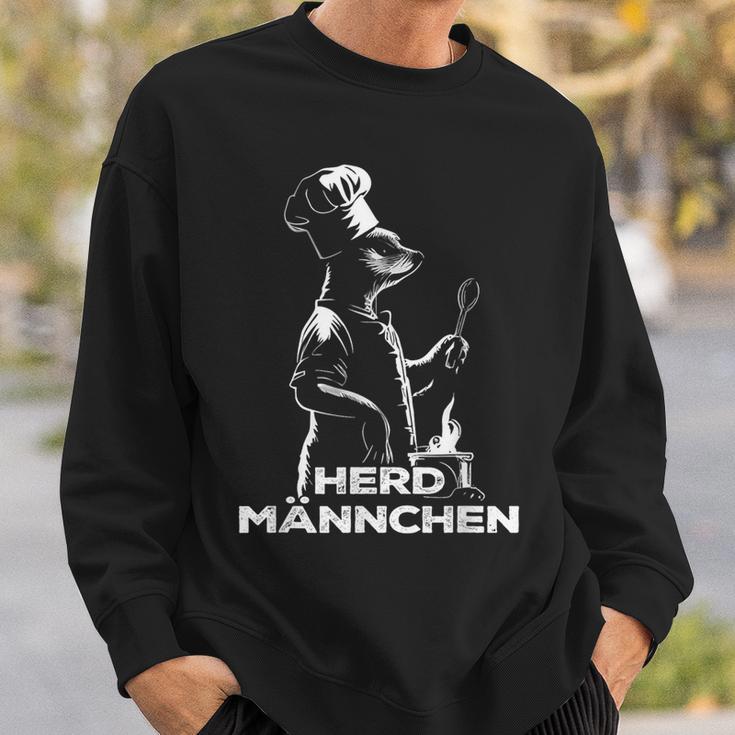 Herdmannchen Essen Cooking Cook Sweatshirt Geschenke für Ihn