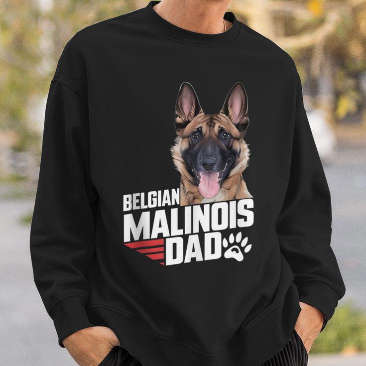 Herren Belgischer Malinois Hund Papa Belgischer Schäferhund Hundebesitzer Papa Sweatshirt Geschenke für Ihn