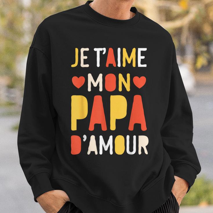 Herren Cadeau D'anniversaire Fête Des Pères Pour Son Papa D'amour Sweatshirt Geschenke für Ihn