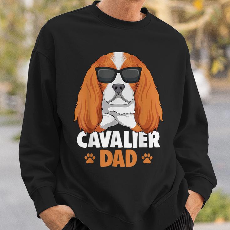 Herren Cavalier King Charles Spaniel Dad Hunde Papa Herrchen Sweatshirt Geschenke für Ihn