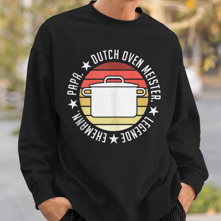 Herren Dopfen Papa Dutch Oven Ehemann Grillen Sweatshirt Geschenke für Ihn