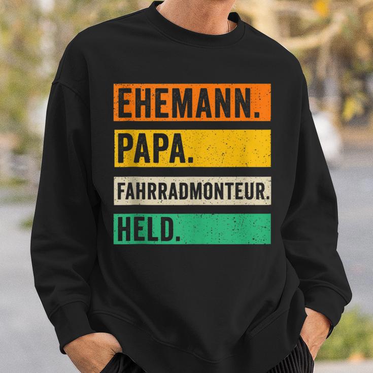 Herren Fahrradmonteur Papaateratertag Fahrradwerkstatt Sweatshirt Geschenke für Ihn