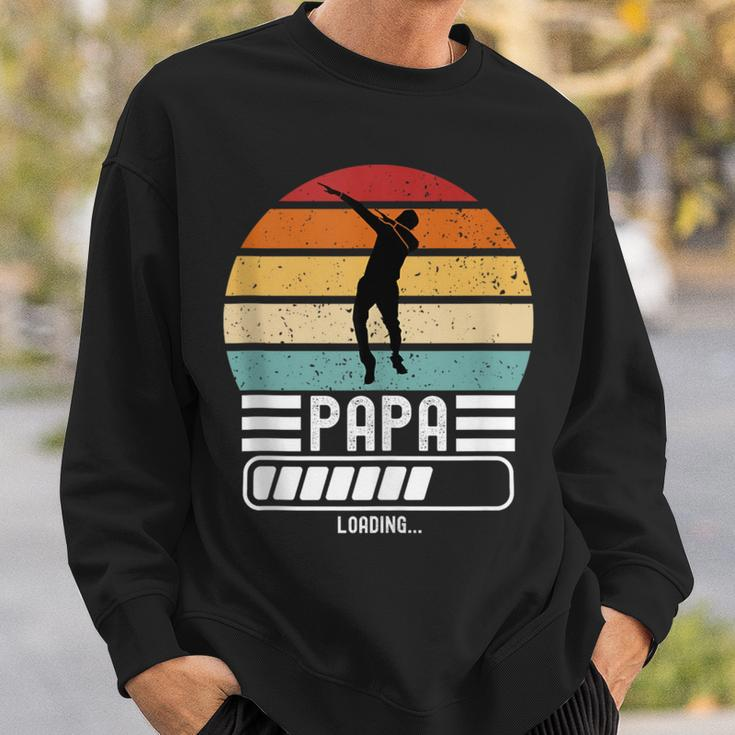 Herren Lustig Papa Loading Bald Papaater Ich Werde Papa Sweatshirt Geschenke für Ihn