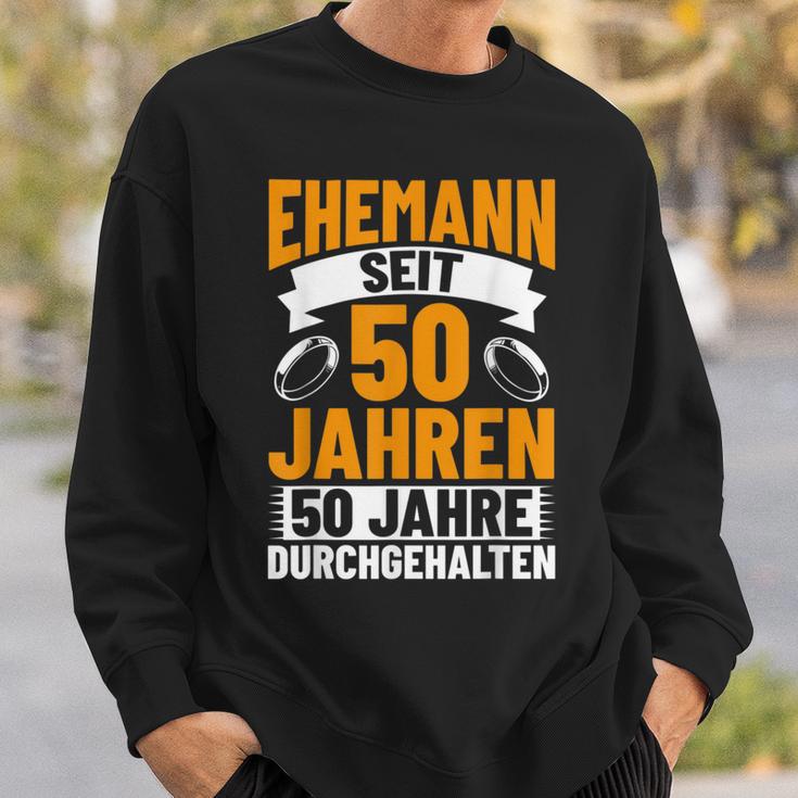 Herren Goldhochzeit Deko Hochzeitstag Jubiläum Ehemann Hochzeit Sweatshirt Geschenke für Ihn