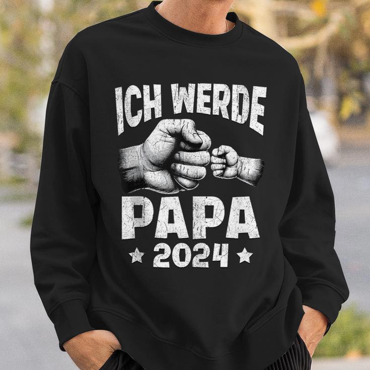 Herren Ich Werde Papa 2024 Schwangerschaft Ich Werde Baldater Sweatshirt Geschenke für Ihn