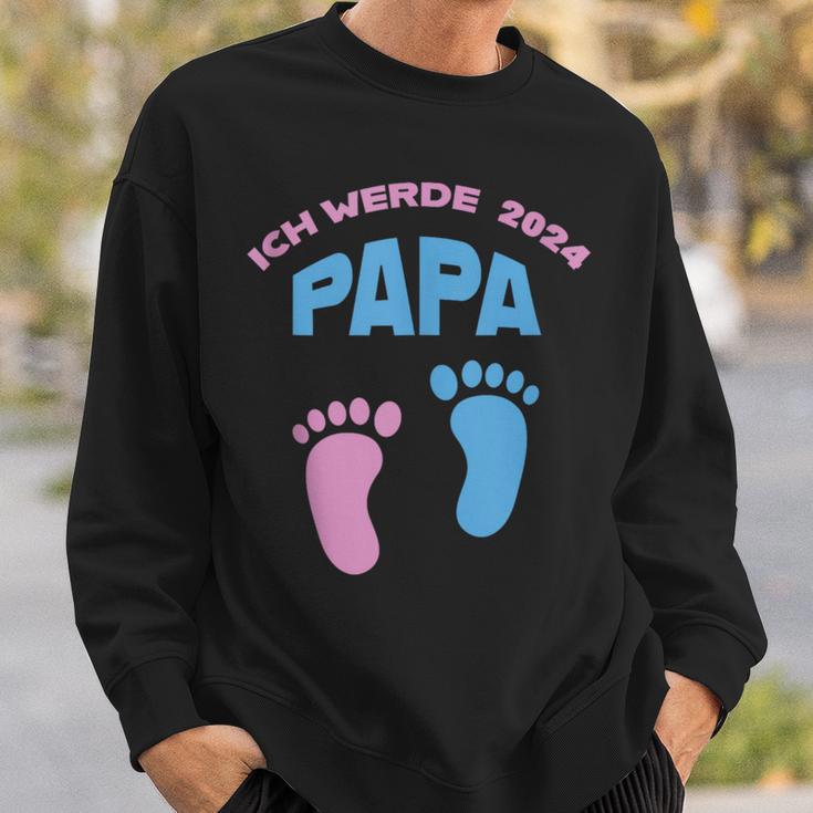 Herren Ich Werde Papa 2024 Werdenderater Sweatshirt Geschenke für Ihn