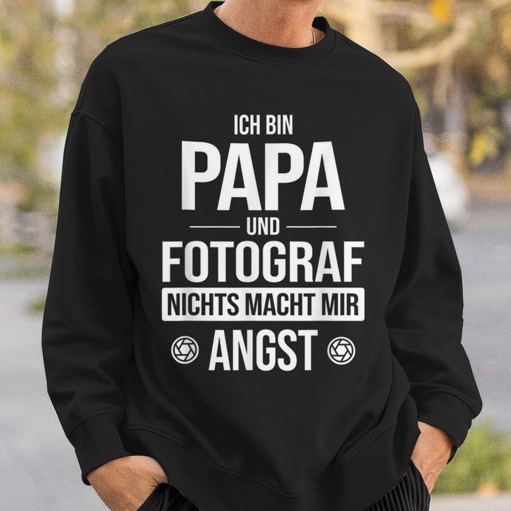 Herren Papa Und Fotograf Keine Angst Fotografieater Fotograf Sweatshirt Geschenke für Ihn