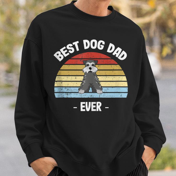 Herren Zwergschnauzer Papa Geschenk Sweatshirt Geschenke für Ihn