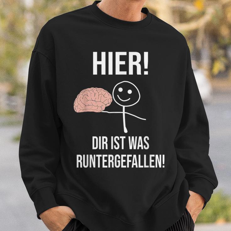 Hier Dir Ist Was Untergefen Black Sweatshirt Geschenke für Ihn