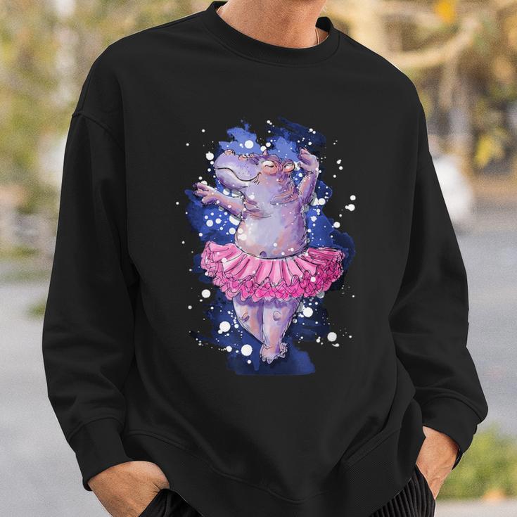 Hippopotamus Hippopotamus Ballet Hippopotamus Fan Sweatshirt Geschenke für Ihn