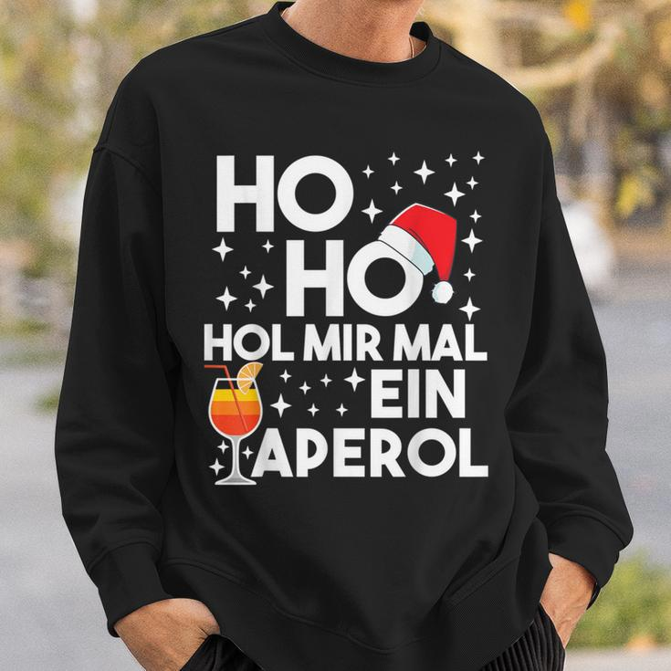 Ho Ho Hol Mir Mal An Aperol Winter Christmas Aperol Sweatshirt Geschenke für Ihn