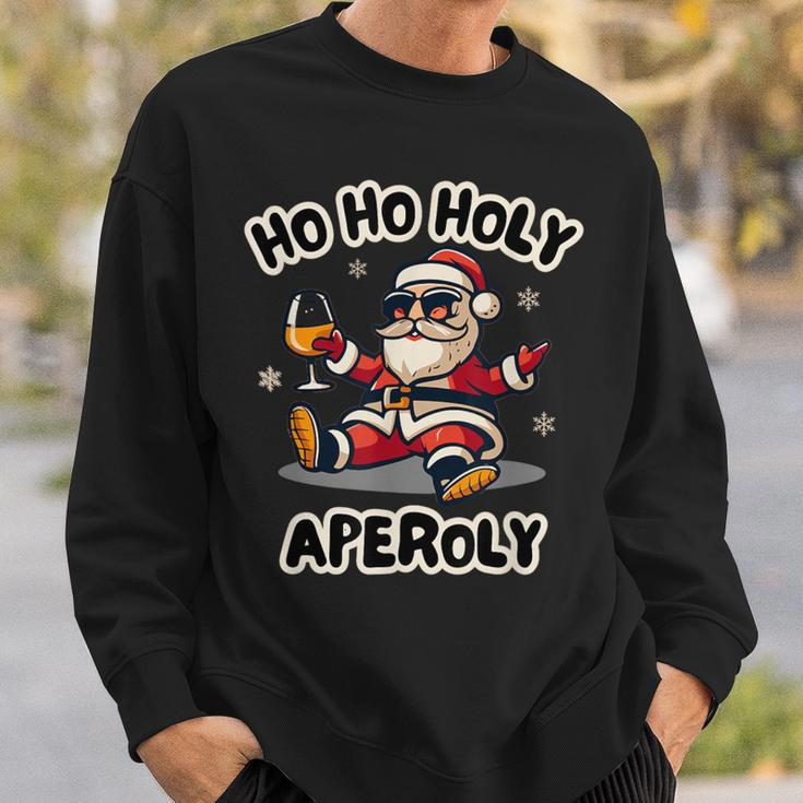Ho Ho Holy Aperoly Christmas Spritz Aperoli Sweatshirt Geschenke für Ihn