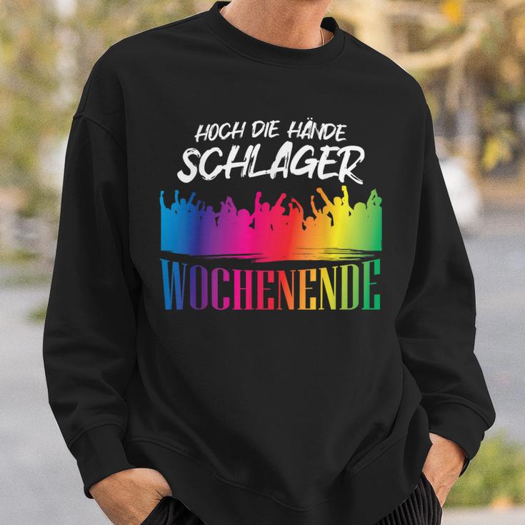 Hoch Die Hände Schlager Weekend Schlager Party Night S Sweatshirt Geschenke für Ihn