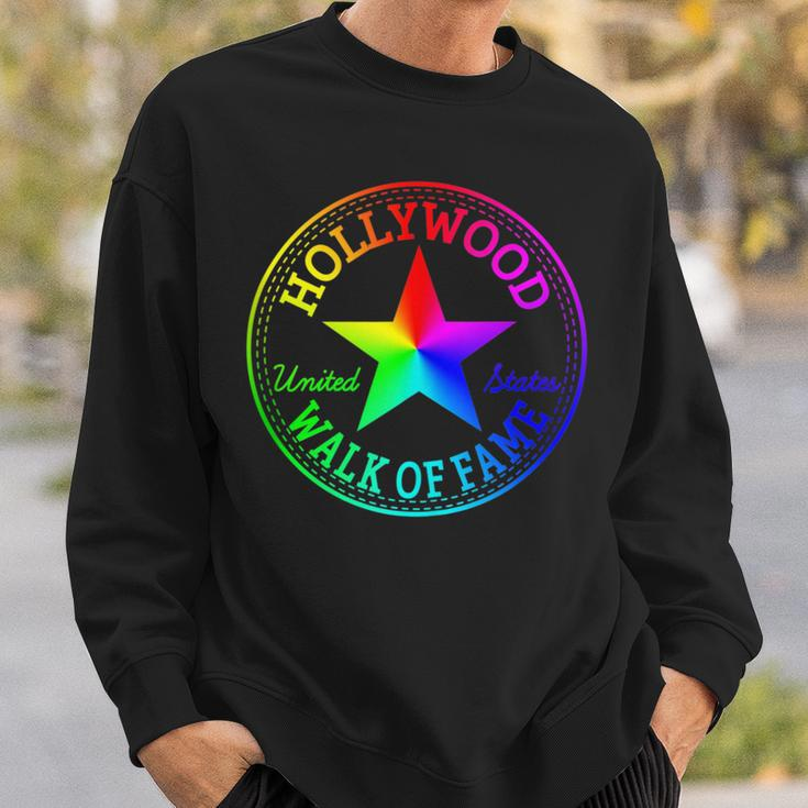 Hollywood Walk Of Fame Los Angeles Usa Surfer Streetwear Sweatshirt Gifts for Him