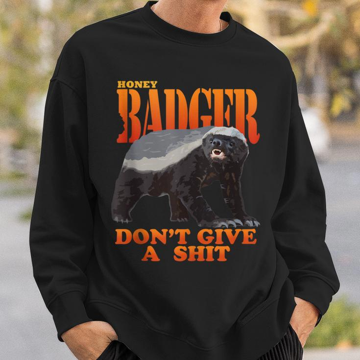 Honey Badger Don't Give A Shit Sweatshirt Gifts for Him