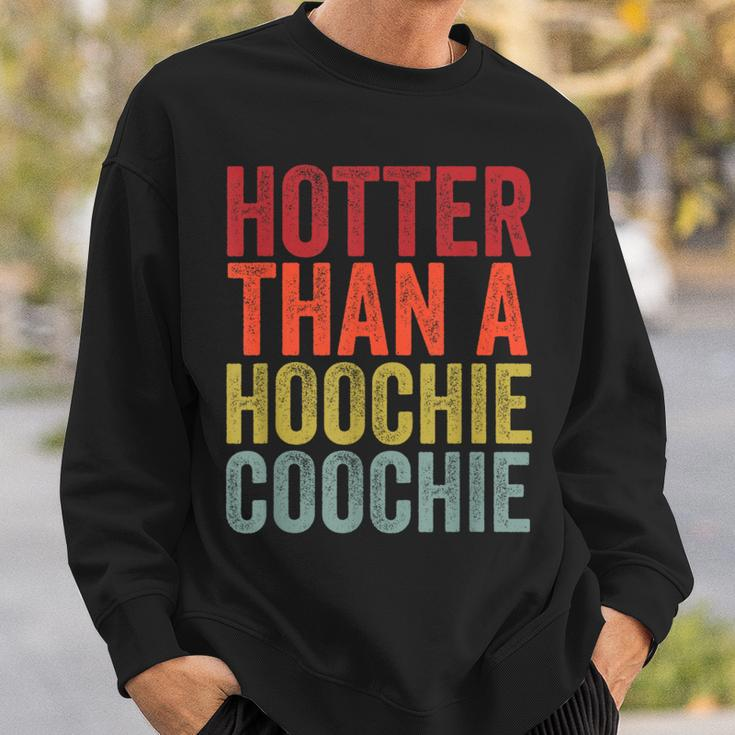 Hotter Than A Hoochie Coochie Cute Country Music Sweatshirt Gifts for Him
