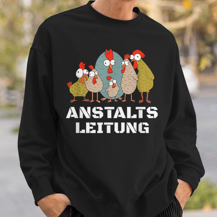 Hühner Anstaltleitung Sweatshirt Geschenke für Ihn