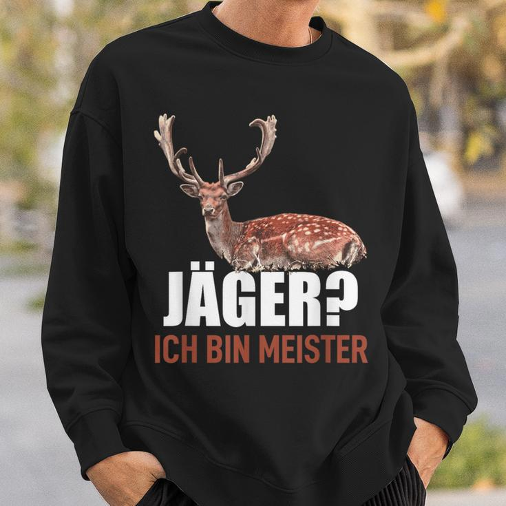 Hunter Idea Hunting Ich Bin Meister Sweatshirt Geschenke für Ihn