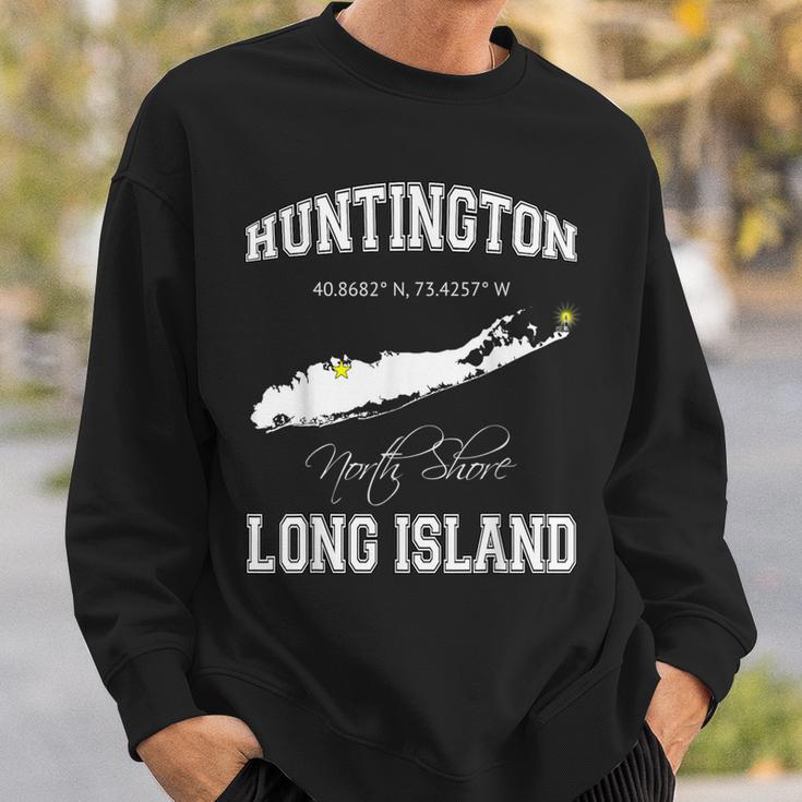 Huntington Long Island New York VarsitySweatshirt Gifts for Him