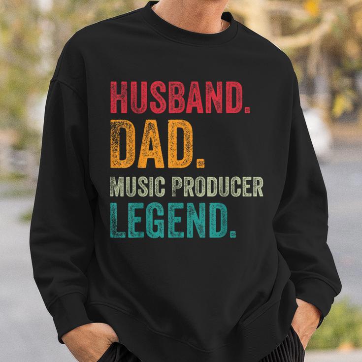 Husband Dad Music Producer Making Beats Beat Maker Sweatshirt Gifts for Him