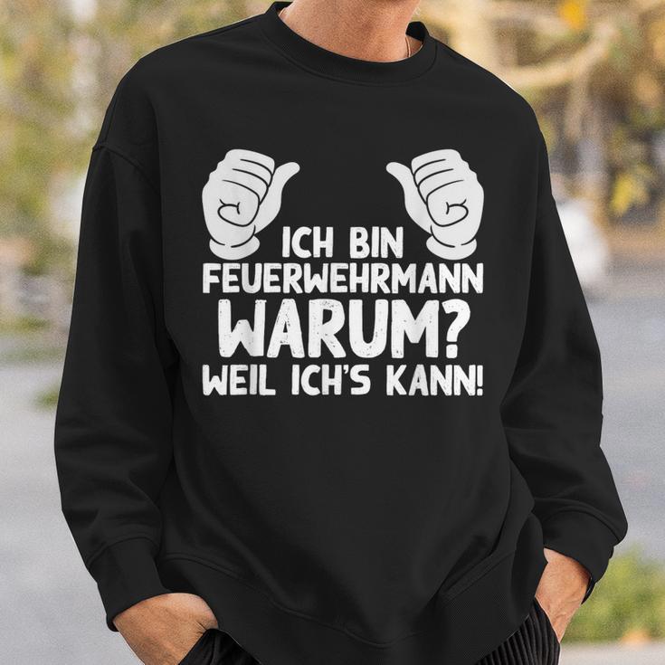 Ich Bin Feuerwehrmann Fire Brigade Sweatshirt Geschenke für Ihn