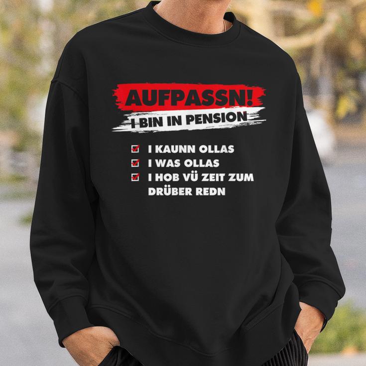 Ich Bin In Pension Ich Kann Alles Ich Weiß Alles Sweatshirt Geschenke für Ihn