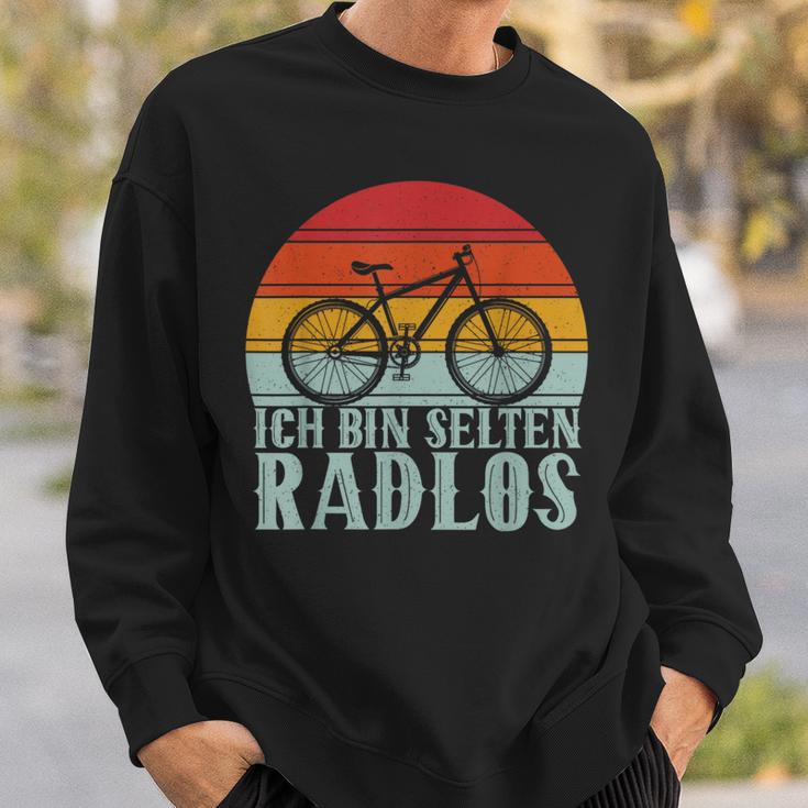 Ich Bin Selten Radlos Fahrrad German Langu Sweatshirt Geschenke für Ihn