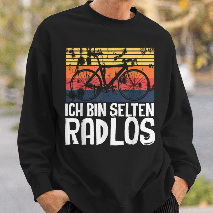 Ich Bin Selten Radlos Radloß Retro Bicycle Cycling Sweatshirt Geschenke für Ihn