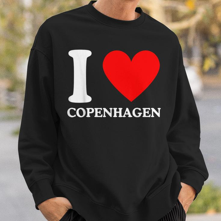 Ich Liebe Copenhagen I Heart Copenhagen Sweatshirt Geschenke für Ihn