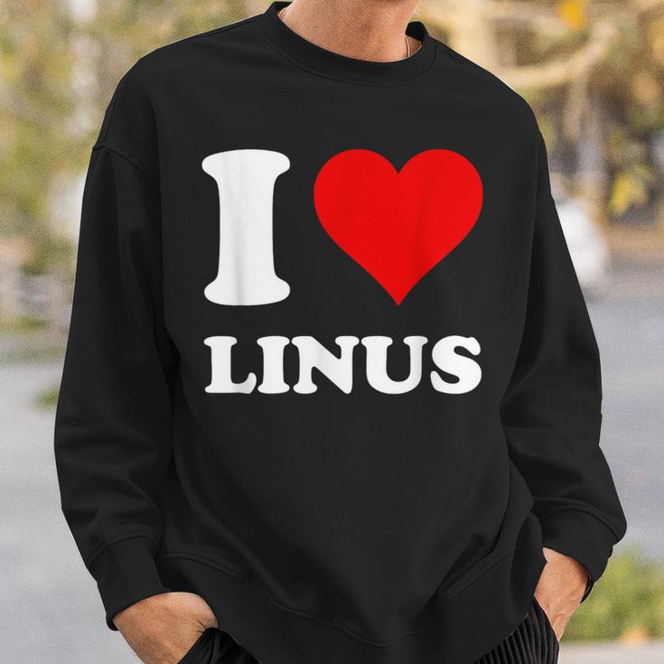 Ich Liebe Linus Sweatshirt Geschenke für Ihn