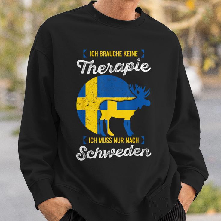 Ich Muss Nur Nach Sweden German Language Sweatshirt Geschenke für Ihn