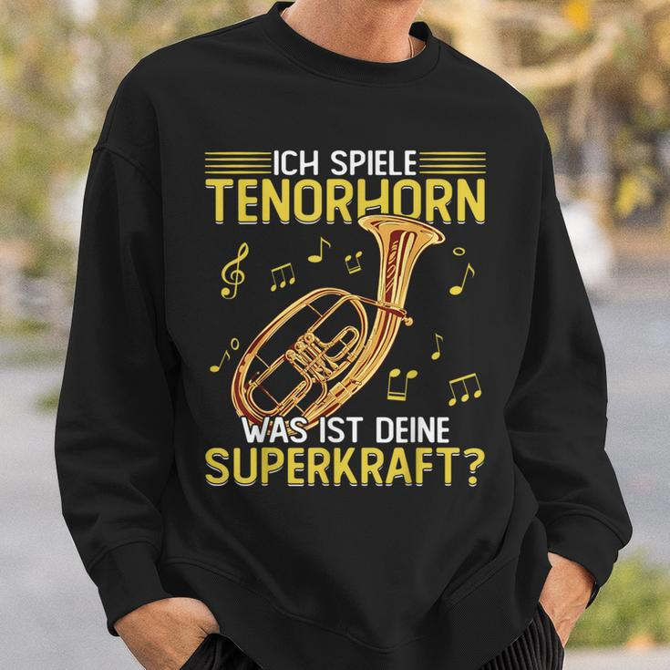 Ich Spiele Tenor Horn Sweatshirt Geschenke für Ihn