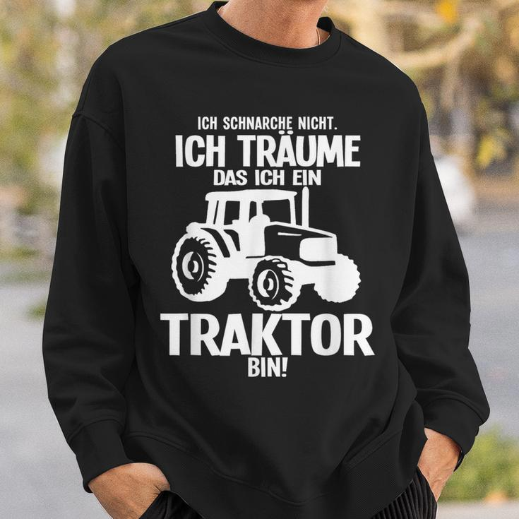 Ich Träume Ich Bin Ein Traktor Farmers Black S Sweatshirt Geschenke für Ihn