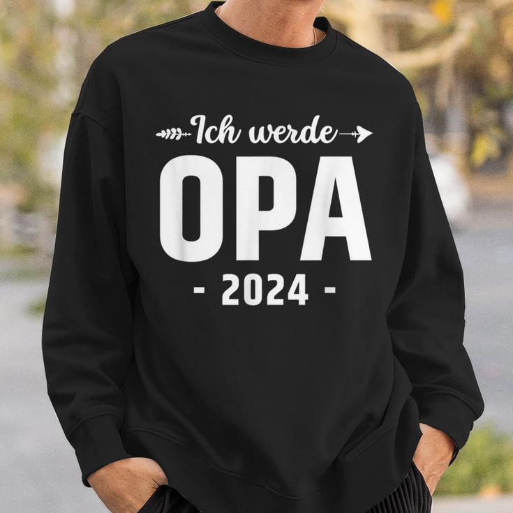 Ich Werde Opa 2024 Surprise Werdender Opa Du Wirst Opa Sweatshirt Geschenke für Ihn