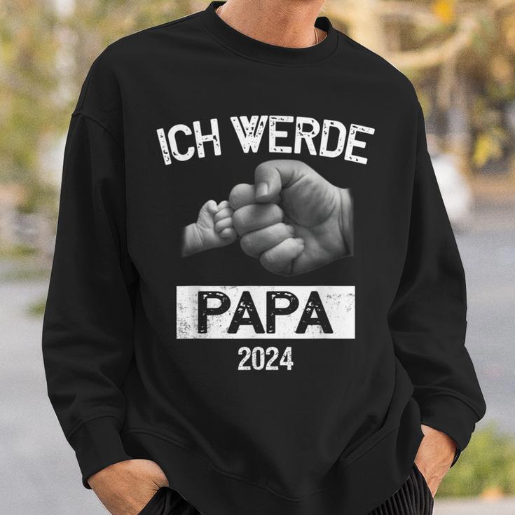 Ich Werde Papa 2024 Ich Werde Baldater Sweatshirt Geschenke für Ihn