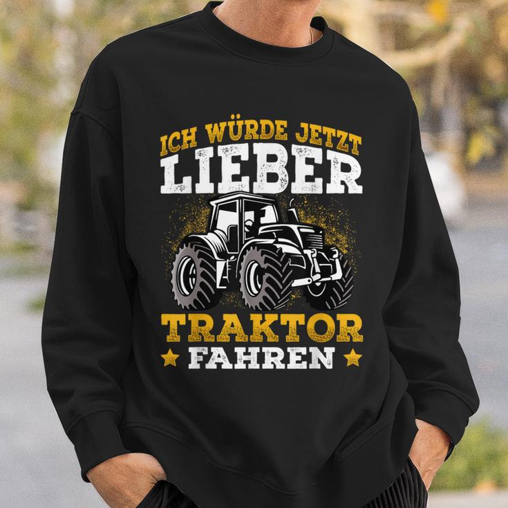 Ich Würde Jetzt Lieber Tractor Fahren Ich Würde Jetzt Lieber Sweatshirt Geschenke für Ihn