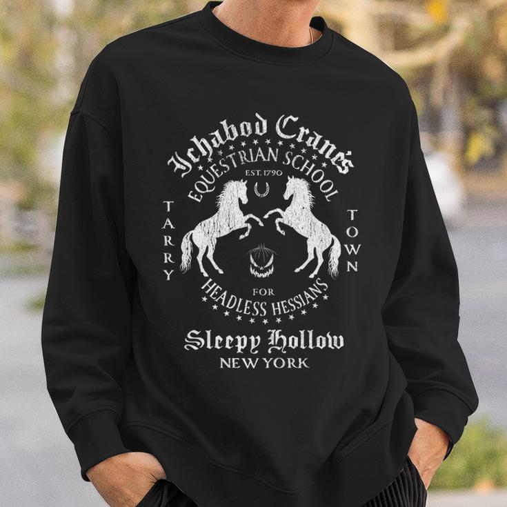 Ichabod Crane Equestrian School Sleepy Hollow Sweatshirt Gifts for Him